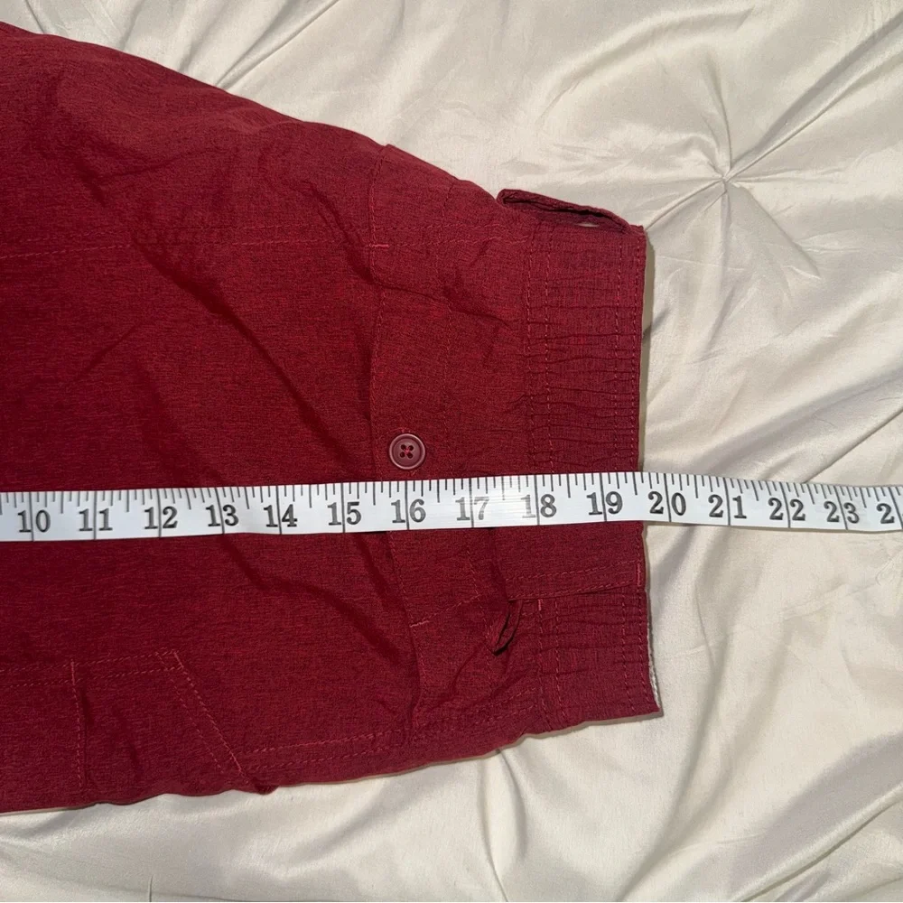 AFTCO Swim Surf Shorts Men’s 38 Red‎ Nylon Elastic Waist Logo Embroidered